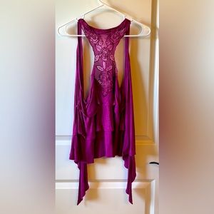 Eyelash Couture lace detailed top